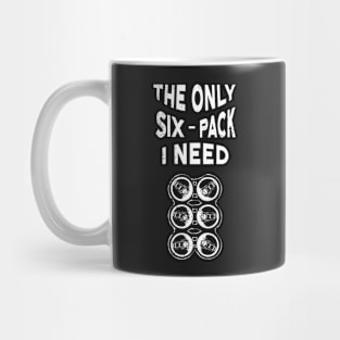 Six Pack Beer Can Abs Mug